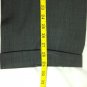 John Henry Men's Pleated Cuffed Dress Pants Dark Grey Size 36x29