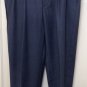John Henry Men's Pleated Cuffed Dress Pants Dark Grey Size 36x29