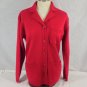 Karen Scott Women's Size Small Cardigan Sweater Long Sleeved Button Down Red