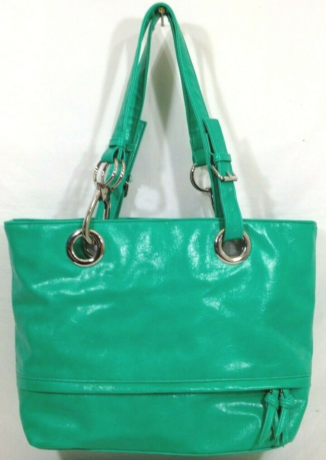Braciano Womens Large Hand Bag Purse Adjustable Shoulder Straps Green