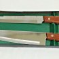 MAXAM Carving 2 Pc Knife Set Stainless Steel Kitchen 9" Chef 8" Slicing Japan