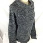 Sasson  Womens Pullover Sweater Gray Long Sleeve Crew Neck Sz L