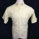 Wimbledon Racquet Club Mens Yellow/White S/S Shirt Large