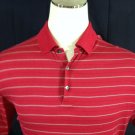 Tiger Woods Collection Nike Dri Fit Logo Collection Golf Polo Shirt Red Sz Lrg