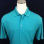Roundtree & Yorke Performance Green Golf Polo S/S Shirt Mens Size XLT