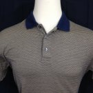 T.Harris Mens Polo Shirt Size Large Short Sleeve Beige