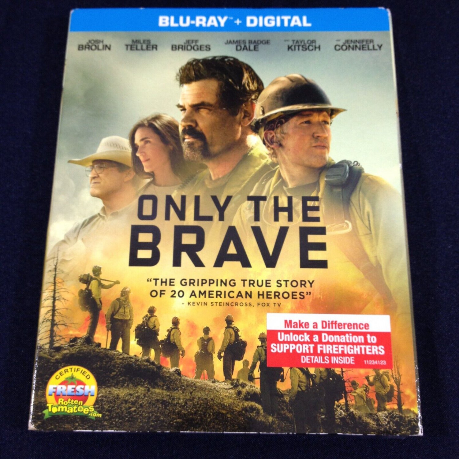 Only the Brave - 2017 - Josh Brolin - Blu ray DVD w/ Slipcover - New&Acirc;&nbsp;