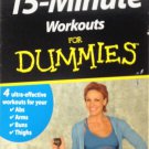 15-Minute Workouts for Dummies - with Gay Gasper Fitness Pro - VHS TAPE-USED