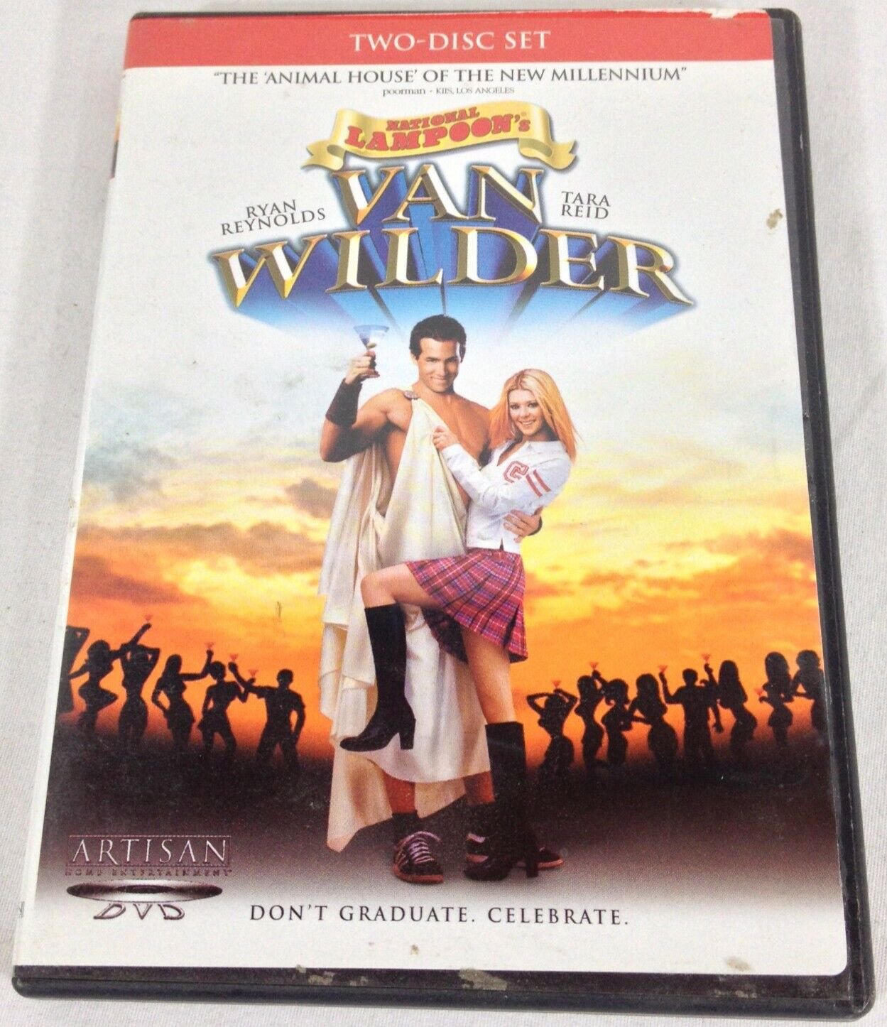 National Lampoon&acirc;��s Van Wilder ,Two-Disc Set,Ryan Reynolds, 2002, DVD -USED