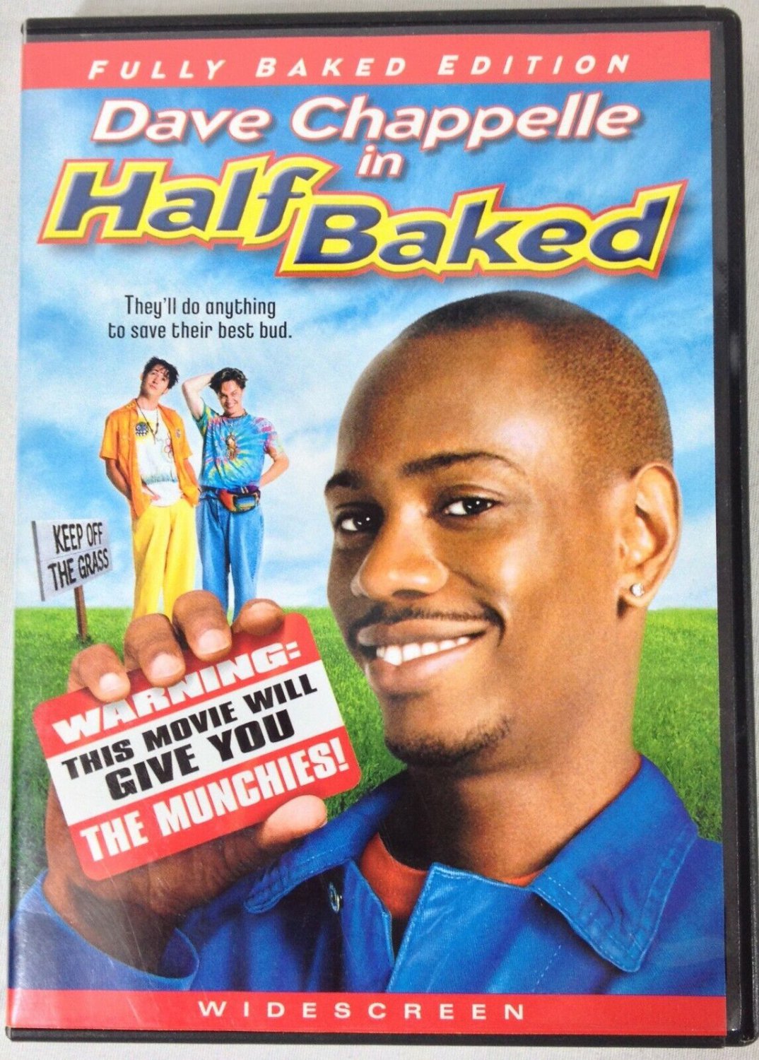 Half Baked, Dave Chappelle,Fully Baked Edition, Widescreen DVD- USED