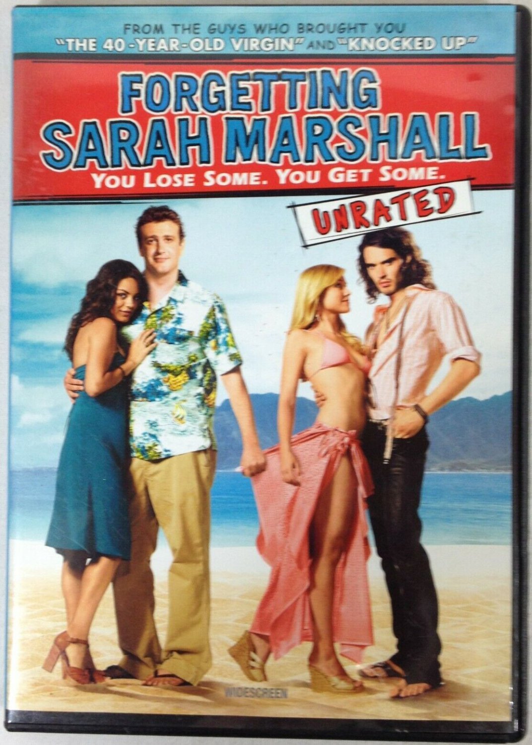 Forgetting Sarah Marshall - 2008,Unrated Version, Kristen Bell,DVD - USED