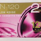 Radio Shack  Audio Cassette Tape 2 Pack LN-120 Low Noise 44-913 New Sealed
