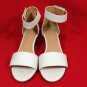 C Est 1946 Womens Ivory Leather Wedge Heels Size 10M