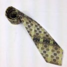 Van Heusen Handmade,100% Silk, Green Diamond Design ,59"x 3.75", Used.