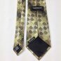 Van Heusen Handmade,100% Silk, Green Diamond Design ,59"x 3.75", Used.
