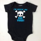 Garanimals Boys Infant One-Piece Romper "Rockin My Bed Head" Black 0-3 Month