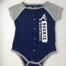 Team Athletics Boys Infant Blue/Gray One Piece "Rookie" Short Sleeve Size 18 M