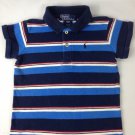 Polo Ralph Lauren Boy Infant One Piece Blue Stripe Size 12 Months.
