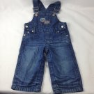 Koala Baby Boys Infant Blue Distressed Look Overalls Size 6-9 Months