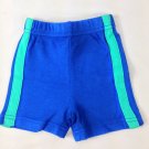 Baby Gear Boys Infant  Soft Pullup Shorts Blue/Green 100% Cotton Size 0-3 Months