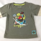 Jumping Beans Boys Toddler Green Long Sleeve T-Shirt Sz 18M