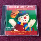 Klein High School Choirs Christmas - Houston Texas - Release 2000 - CD - Used