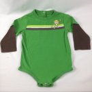 Okie Dokie Boys Toddler Long Sleeve One Piece Green "Monkey" Size 18 Months