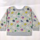 Garanimals Boys Toddler Gray Sweatshirt "Sport Theme" Long Sleeve Sz 24M