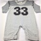 Wes and Willy Boys Toddler Romper Gray #33 Brewer Size 12 Months