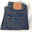 Levi's 550 Boys Relaxed Lightly Distressed Blue Jeans Size 10 Reg. 25"x 25"