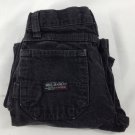 Wrangler Boys Size 7 Slim Black Carpenter Jeans Adjustable Waist.