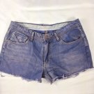 Joe's Jeans Women's  Taylor Raw Hem Denim Cut Off Blue Jean Shorts Tag Sz 31