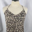 No Boundaries Women's Junior Leopard Print Spaghetti String Top Size S/CH (3-5)