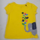 Circo Girls Toddler Yellow Short Sleeve 100% Cotton Shirt Size 2T
