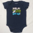 Garanimals Boys Toddler One Piece " I'm Crawling, and I can't get up" Sz 3 Months