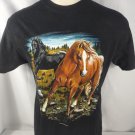 Tennessee River Men's Horse Graphic Short Sleeve T-Shirt Black Size Large
