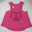 DKNY Girls Toddler Pink Heart Tank Top Size 3T