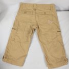 Star Ride Girls Youth Tan Shorts Size 10