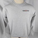 Gildan Texas Exes Men's Gray Long Sleeve Sweatshirt Sige Large