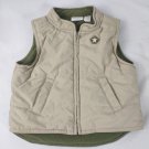 Second Step Boy's Infant Toddler Sleeveless Puffer Vest Beige Size 18 Months