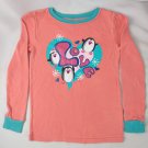 Old Navy Girl's Toddler Pullover Long Sleeve T- Shirt Peach "Love" Sz 5T