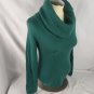 Gap Womens Cowl Neck Sweater Green Long Sleeve Wool Blend Sz Medium