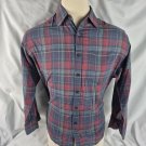 G.B.C. Men's Red/Blue Plaid L/S Shirt Sz XL