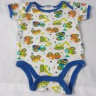 Baby Gear Infant Boys Short Sleeve One Piece "Construction Trucks" Sz 0-3Months