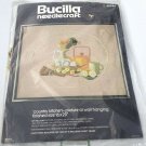 Bucilla Needlecraft 'Country Kitchen' Picture/Wall Hanging Crewel Kit 16x20" Vtg