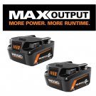 RIDGID  18V 6.0 Ah MAX Output Lithium-Ion Batteries (2-Pack)