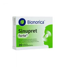 5 PACK   Sinupret Bionorica FORTE Blocked Nose Headache Sinus Congestation 20 tab