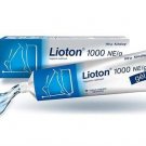 3 pack LIOTON gel 100,000, 50 g for varicose veins and related complications