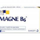 MAGNE B6 Magnesium + Vitamin B6 60 Tablets -Anxiety Fatigue Cramps(PACK OF2)