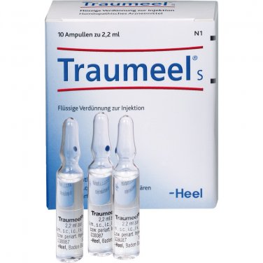 Traumeel injection solution 10 ampoules (PACK OF 2 ) acute trauma